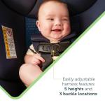 Safety 1st Smooth Ride Convertible Car Seat, 2-in-1 Rear & Forward Facing, 5-40 lbs, 30-50 lbs, Fits 3 Across, Slim Design, Latch, Machine-Washable, Travel-Ready, Steamship