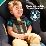 Safety 1st Smooth Ride Convertible Car Seat, 2-in-1 Rear & Forward Facing, 5-40 lbs, 30-50 lbs, Fits 3 Across, Slim Design, Latch, Machine-Washable, Travel-Ready, Steamship