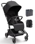 Momcozy TuckGo Lightweight Travel Stroller, One Click Fold for Toddlers 6M-3Y, 33L Bottom Storage, Compact Easier Air Travel, Travel Bag Included, 3-Position Recline, UPF 50+ Canopy, 5-Point Harness