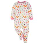 Onesies Brand Baby Girls 4-pack 'N Play Footies Multi And Toddler Sleepers, Fox, 0-3 Months US