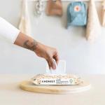 The Honest Company Hypoallergenic Multi-Use Baby Wipes for Sensitive Baby Skin, Terrazzo, 36 Count