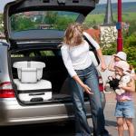 Himold Collapsible Baby Bathtub for Newborn to Toddler 0-36 Months, Spacious Foldable Infant Bath Tub with Thermometer, Cushion & Drain Hole, Portable Travel Tub Grey