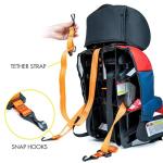 KidsEmbrace 2-in-1 Car Seat | Forward-Facing Harness (26.5–65 lbs) & Booster Mode (40–100 lbs) | Latch | Premium Fit with Multi-Position Headrest, Harness & Recline - Marvel Spider-Man