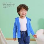 Minicoco 100% Cotton Baby Spring Hoodies Jacket, Comfortable Soft and Warm Baby Spring Jacket,0-24Months Solid-Coloured Coat