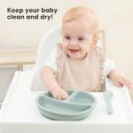 Bearmoss 8 Pack Muslin Baby Bibs for Drooling and Teething, Soft Bibs for Girls, Boys, Newborn (Pink Purple)