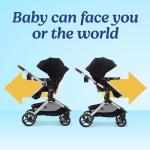 Graco Modes Nest Travel System, 3-in1 Modular Carseat Stroller Combo, Adjustable Slide2Me Infant Car Seat Carrier to Toddler Stroller, Includes the SnugRide DLX Infant Car Seat, Sullivan