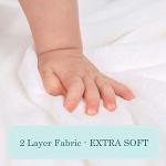 HIPHOP PANDA Hooded Towel - Rayon Made from Bamboo, Bath Towel with Bear Ears for Newborn, Babie, Toddler, Infant - Absorbent Large Baby Towel - Bear, 37.5 x 37.5 Inch