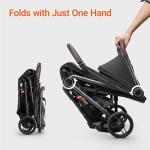 MAMAZING Ultra Air Lightweight Baby Travel Stroller with Carbon Fiber Frame, Compact & Airplane-Friendly, One-Handed Fold, 11.6 lbs, Perfect for Toddlers, Jet