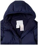 Amazon Essentials Unisex Babies' Water-Resistant Winter Puffer Bunting Suit, Dark Navy, 3-6 Months