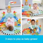 Fisher-Price Baby Play Mat 3-in-1 Kick & Sway Gym Sensory Activity Toys for Newborn Developmental Play Infants Ages 0+ Months