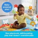 Fisher-Price Baby Play Mat 3-in-1 Kick & Sway Gym Sensory Activity Toys for Newborn Developmental Play Infants Ages 0+ Months