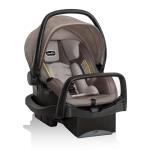 Evenflo Pivot Modular Travel System with LiteMax Preemie and Infant Car Seat (Desert Tan)