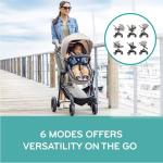 Evenflo Pivot Modular Travel System with LiteMax Preemie and Infant Car Seat (Desert Tan)