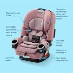 Graco 4Ever DLX 4 in 1 Car Seat | Infant to Toddler Car Seat, Maven, Adaptable for 10 Years of Use, Size: 20x21.5x24 Inch