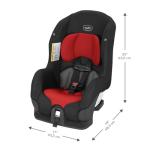 Evenflo Tribute LX Convertible Car Seat (Jupiter Red)