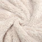 Baby Boys Girls One Piece Romper Cute Cartoon Bear Pattern Snowsuit Warm Winter Fleece Hooded Jumpsuit for 0-3 Month Baby Beige