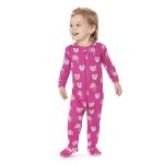 Gerber Baby Girls 4-Pack Footed Pajamas, Dreams Rainbows Pink, 12 Months
