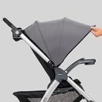 Chicco Bravo 3-in-1 Trio Travel System, Bravo Quick-Fold Stroller with KeyFit 30 Infant Car Seat and Base, Camden/Black