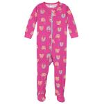 Gerber Baby Girls 4-Pack Footed Pajamas, Dreams Rainbows Pink, 12 Months