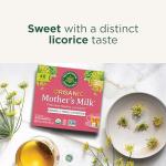 Traditional Medicinals Organic, Mother's Milk Tea - Supports Breastfeeding & Lactation with Fennel and Fenugreek - Kosher, Non-GMO, Caffeine-Free, Compostable - 48 Tea Bags