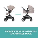 Evenflo Pivot Modular Travel System with LiteMax Preemie and Infant Car Seat (Casual Gray)