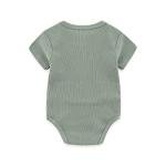 Kiddiezoom Newborn Baby Unisex Cotton One-Piece Bodysuits Baby Gift 5-Pack Clothes