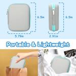 Baby Healthcare and Grooming Kit, 28 in 1 Portable Baby Essentials Kit Electric Nail Trimmer Set with Gas Relief Hair Brush Comb Nasal Aspirator for Newborn Boys Girls (Grey White)