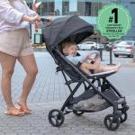 Ingenuity Ingenuity 3Dquickclose CS+ Compact Fold Stroller – Lightweight Stroller with Oversized Canopy, Extra-Large Storage and Compact Fold, Black