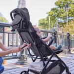 Ingenuity Ingenuity 3Dquickclose CS+ Compact Fold Stroller – Lightweight Stroller with Oversized Canopy, Extra-Large Storage and Compact Fold, Black