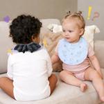 HECCEI Baby Bibs Gift Set, 3-Pack Bandana Drool Bibs for Baby Girls, Boys, Infant Newborn Toddler Drooling and Teething (Little Devil-HS)