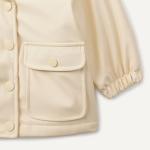 Amazon Essentials x Sofia Grainge Baby Girls' Water-Repellent Rain Jacket, Pale Yellow, 12 Months