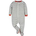 Onesies Brand Baby Boys 4-Pack Sleep 'N Plays Footies, Bear, 3-6 Months