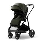 Mompush Wiz 2 in 1 Baby Stroller with Infant Pramette Mode, One Hand Fold Convertible Newborn to Toddler Stroller with Reversible Seat and Large UPF 50+ Canopy
