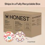 The Honest Company Comfort Dry Diapers, Hypoallergenic, Fragrance-Free, Sensitive Skin, Wingin' It + Catching Rainbows, Super Club Box Size 5 (27+ lbs), 84 Count
