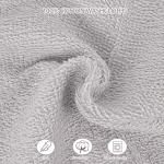 BEBE FAVOUR 12 Pack Small Baby Washcloths 100% Cotton Thin Soft 7.8" x 7.8" Terry Cloth for Baby Face Bath Burp Travel Lightweight Multi-Purpose Newborn Must Haves