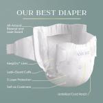 Pampers Amore, Size 2 (10-22 lbs), 74 Count, Our Best Diaper – Hypoallergenic & Fragrance Free, Up to 100% Leakproof, Soft as Cashmere