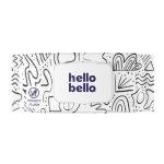 Hello Bello Premium Wipes, Designed for Sensitive Skin with Chamomile & Aloe Extracts, Playful Sketches (12 Resealable Packets = 720 Total Wipes)