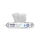 Hello Bello Premium Wipes, Designed for Sensitive Skin with Chamomile & Aloe Extracts, Playful Sketches (12 Resealable Packets = 720 Total Wipes)