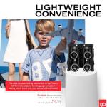 gb Pockit+ All-Terrain, Ultra Compact Lightweight Travel Stroller with Canopy and Reclining Seat in Velvet Black