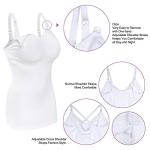 DAISITY Womens Nursing Tank Tops Cami for Breastfeeding Maternity Postpartum Tops Adjustable Straps