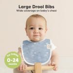 8-Pack Organic Baby Bibs for Boys, Girls - Soft Cotton Drooling and Teething Bibs for Baby Girl & Boy, Extra Absorbent, Easy To Clean & Put On for Toddler, Newborn, Infant 0-24 Months (Vessels)