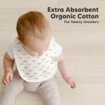 8-Pack Organic Baby Bibs for Boys, Girls - Soft Cotton Drooling and Teething Bibs for Baby Girl & Boy, Extra Absorbent, Easy To Clean & Put On for Toddler, Newborn, Infant 0-24 Months (Vessels)