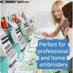 H.B.I. Products Cut Away Embroidery Stabilizer Roll 12" x 50 Yards, 2.5 oz Permanent Cutaway Backing for Machine & Hand Embroidery, Soft USA Made