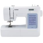 Brother CS5055 Computerized Sewing Machine, 60 Built-in Stitches, LCD Display, 7 Included Feet, White