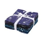 Craftido -25 Options- 100% Cotton Quilting Fabric Bundles 10pcs Fat Quarters 18”x21”-Medium Weight 5.2 oz- Soft Cotton for Quilting, Sewing Project, Patchwork, DIY Crafts – Starry Sky