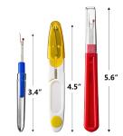 Ortarco Seam Ripper and Thread Remover Kit for Sewing 2 Big 2 Small Stitch Ripper Tool and 1 Thread Snips