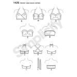 Simplicity Vintage Simplicity US1426D5 Women's Vintage Fashion 1950's Bra Sewing Pattern Kit, Code 1426, Sizes 4-12