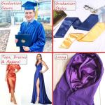 Satin Fabric | Decoration & Sewing | Shiny & Luxury | 60" Wide Roll | Metallic Shiny | Upholstery, Lining, Drapery, DIY Crafts (Red, 2 Yards)