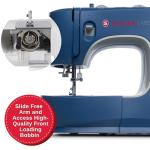 SINGER M3330 Navy Blue Sewing Machine with Accessory Kit | 23 built-in Stitches Deliver 97 Stitch Applications | 1-Step Buttonhole, Free Arm, LED Light | Simple & Easy To Use, Perfect For Beginners