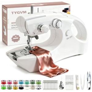 Portable Cordless Handheld Sewing Machine, 2 Modes for Two-Thread Stitching. Ideal Sewing Machine for Beginners. Mini for Home, Travel, DIY, Mending